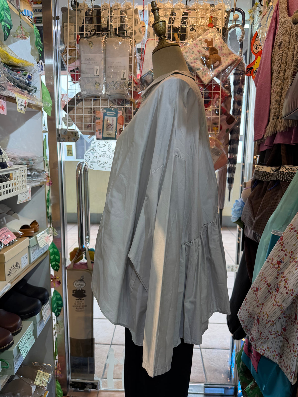 (g) Light Grey Shirt, made in Japan