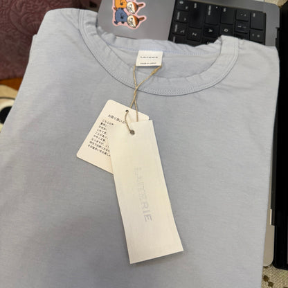 Laiterie Cotton T-shirt, 2 Colors, made in Japan