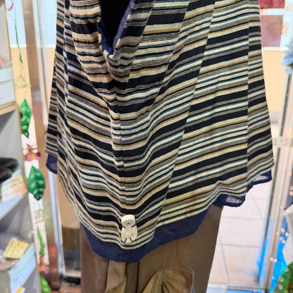 VM Striped Navy Shirt, made in Japan