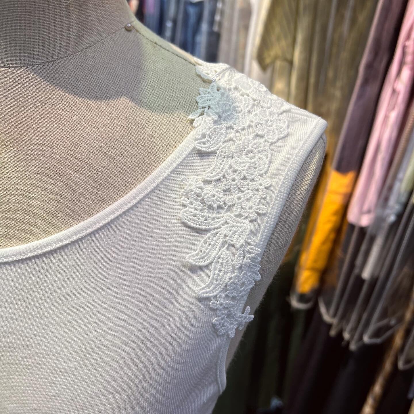 Sale- Page One White Lace Vest,  2 Colors