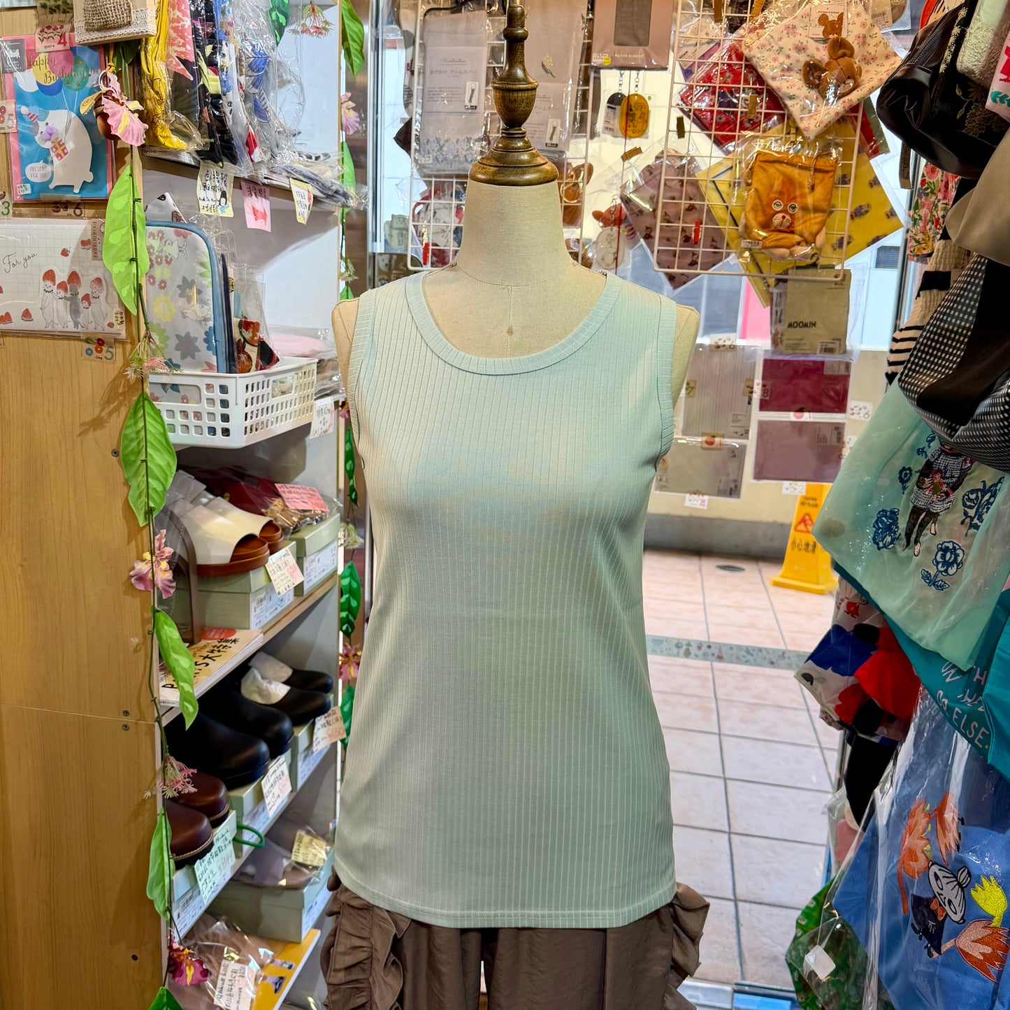 Ichi Cotton Tank Top, 3 Colors, made in Japan