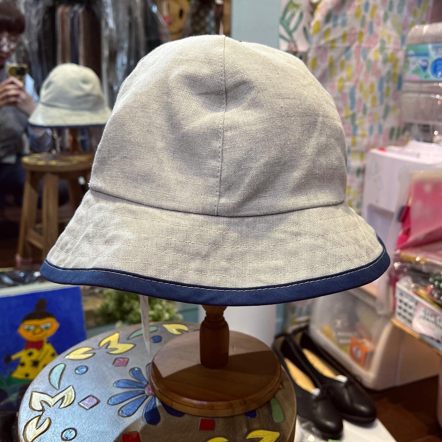 Sale- Lueuf Linen Hat, 2 Colors, made in Korea