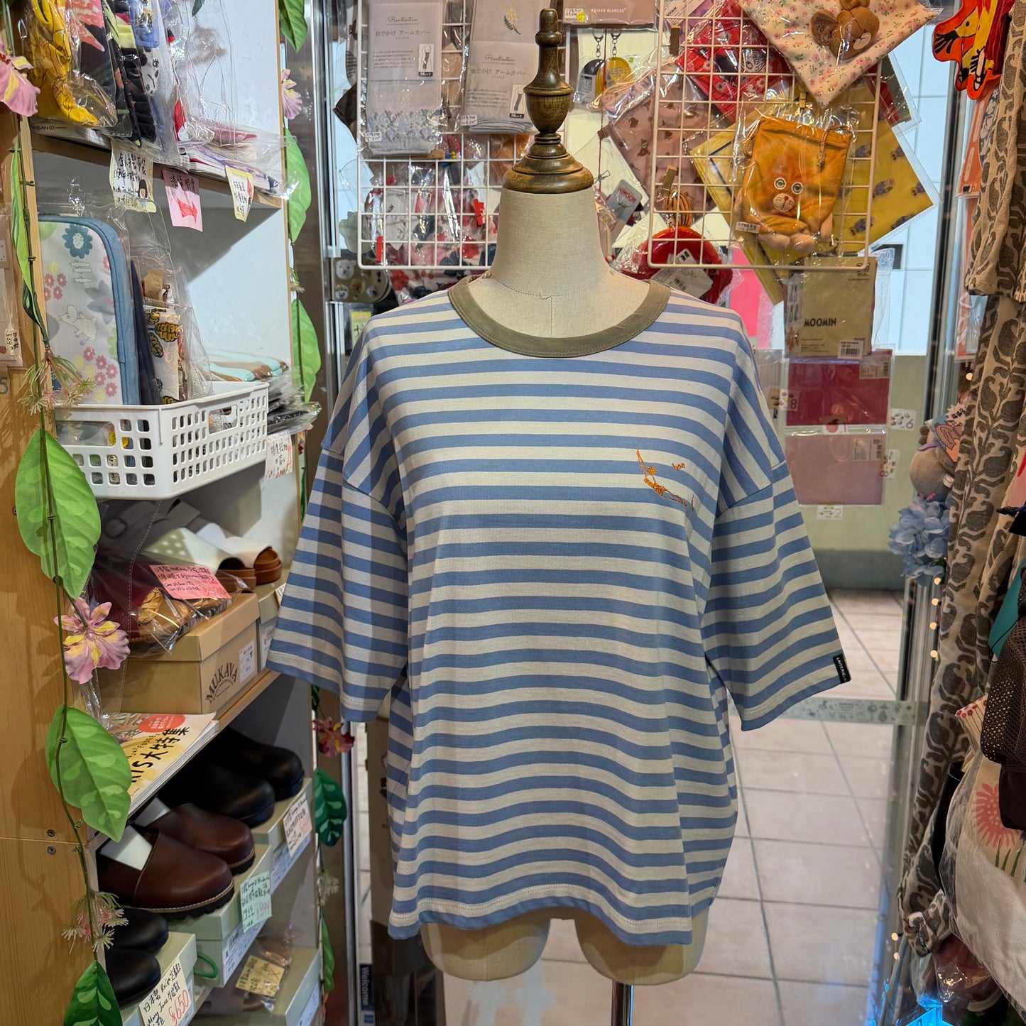 Laiterie Striped T-shirt, 2 Colors, made in Japan