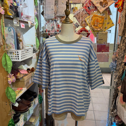 Laiterie Striped T-shirt, 2 Colors, made in Japan