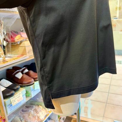 Mizuiro Ind Black Polo Shirt, made in Japan