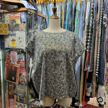 EXTRA30- Vent d Ouest x Liberty London Top, 2 Colors, made in Japan