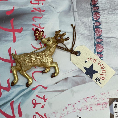 Palnart Poc Deer 🦌 Brooch, made in Japan