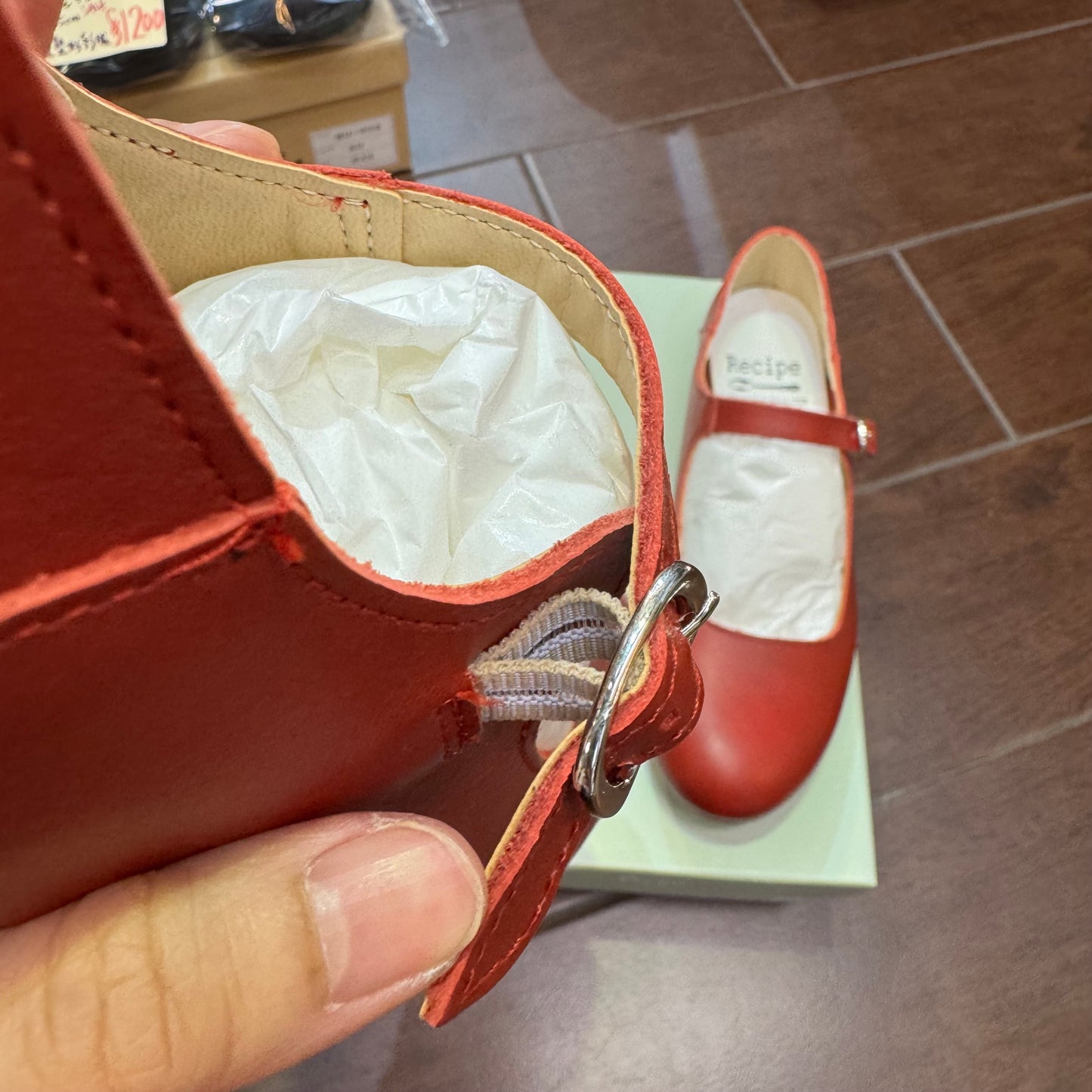 Recipe Mary Jane Leather Shoes, 3 Colors, made in Japan