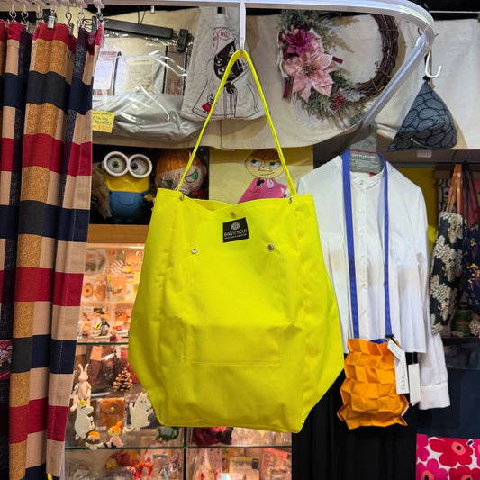 Bag n Noun Yellow Nylon Bag, made in Japan