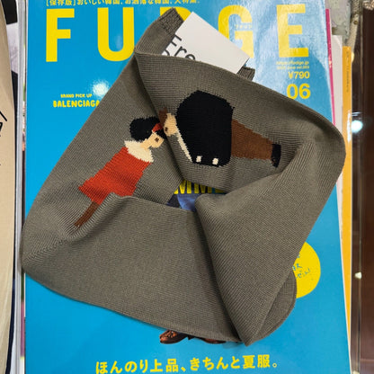 French Bull Couple Socks, 3 Colors, made in Japan