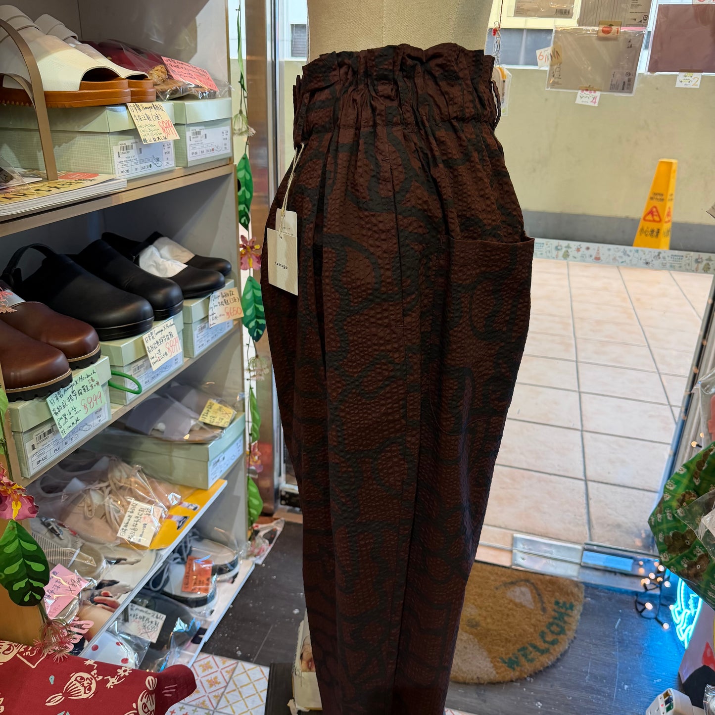 Tumugu Original Print Floral Cotton Pants, 2 Colors