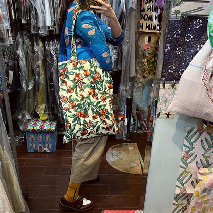 Sale- Ichi Pomegranate Tote Bag, 2 Colors, made in Vietnam