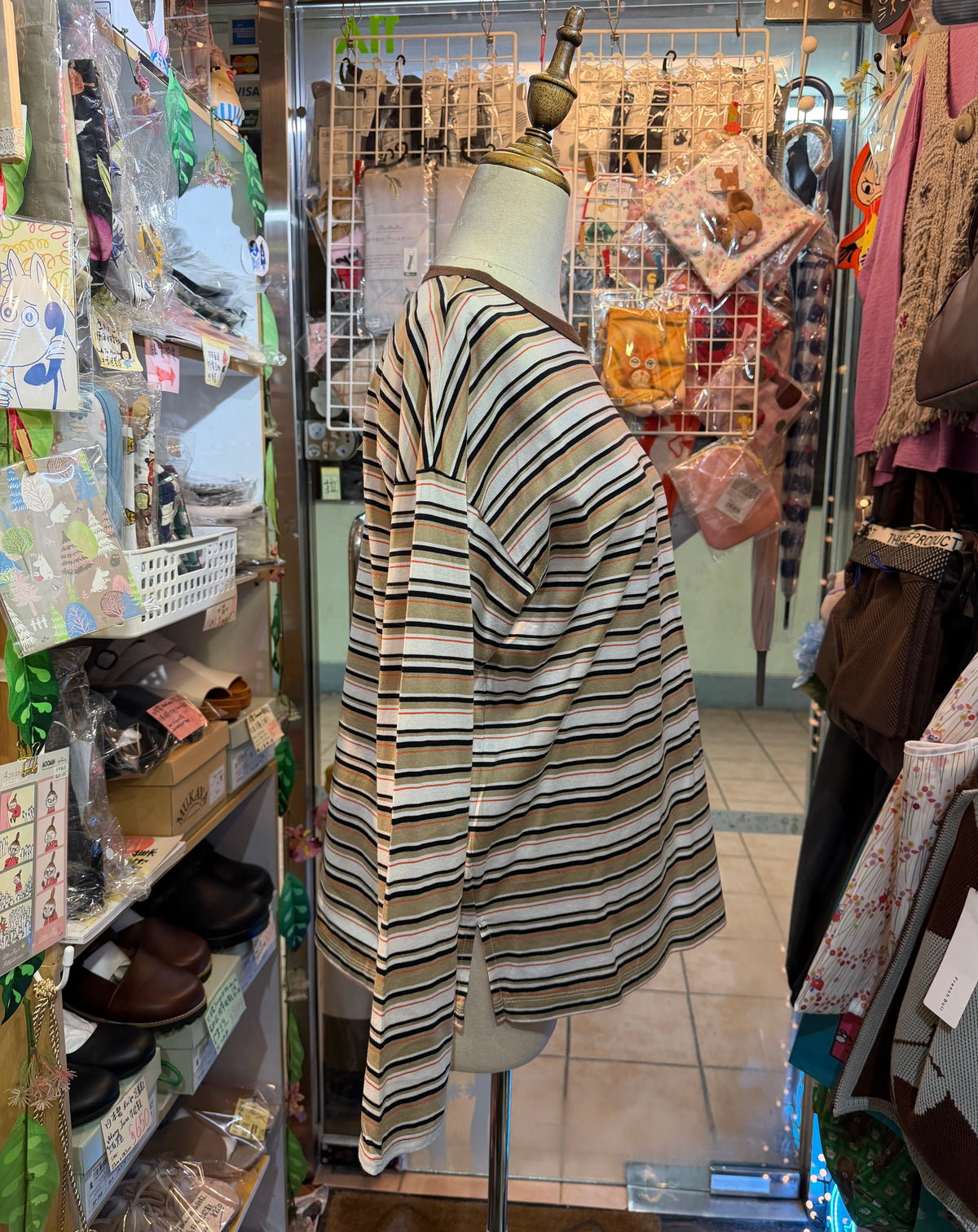 Le Melange Striped T-shirt, 2 Colors, made in Japan