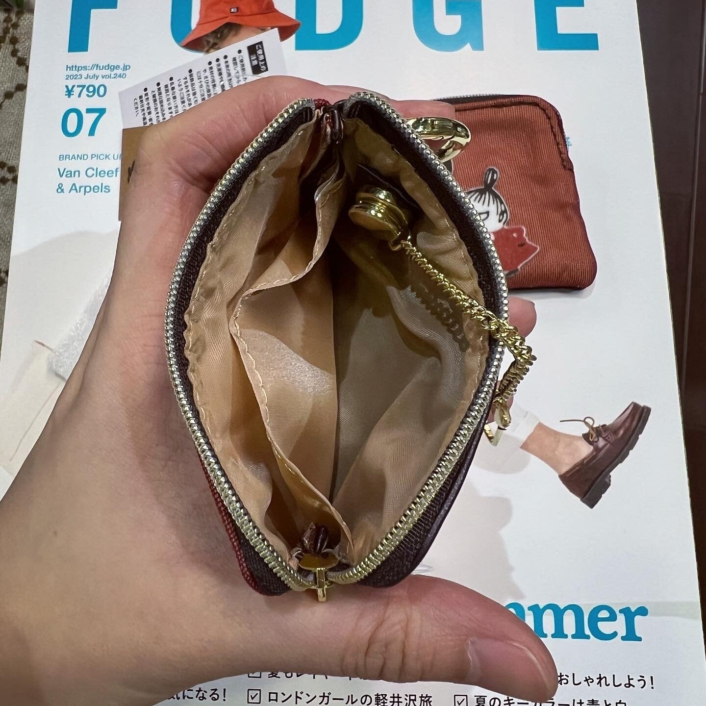 Sale- Little My Red Key &  Coins Pouch