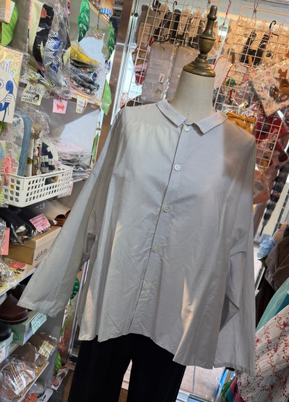 (g) Light Grey Shirt, made in Japan