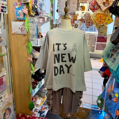 Tumugu It’s a new day… T-shirt, 2 Colors, made in Japan