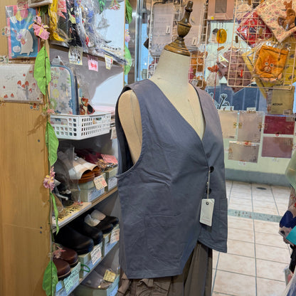 Ina Cotton-blend Vest Top, 2 Colors, made in Japan