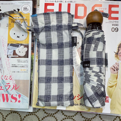 Gingham Umbrella, 2 Colors