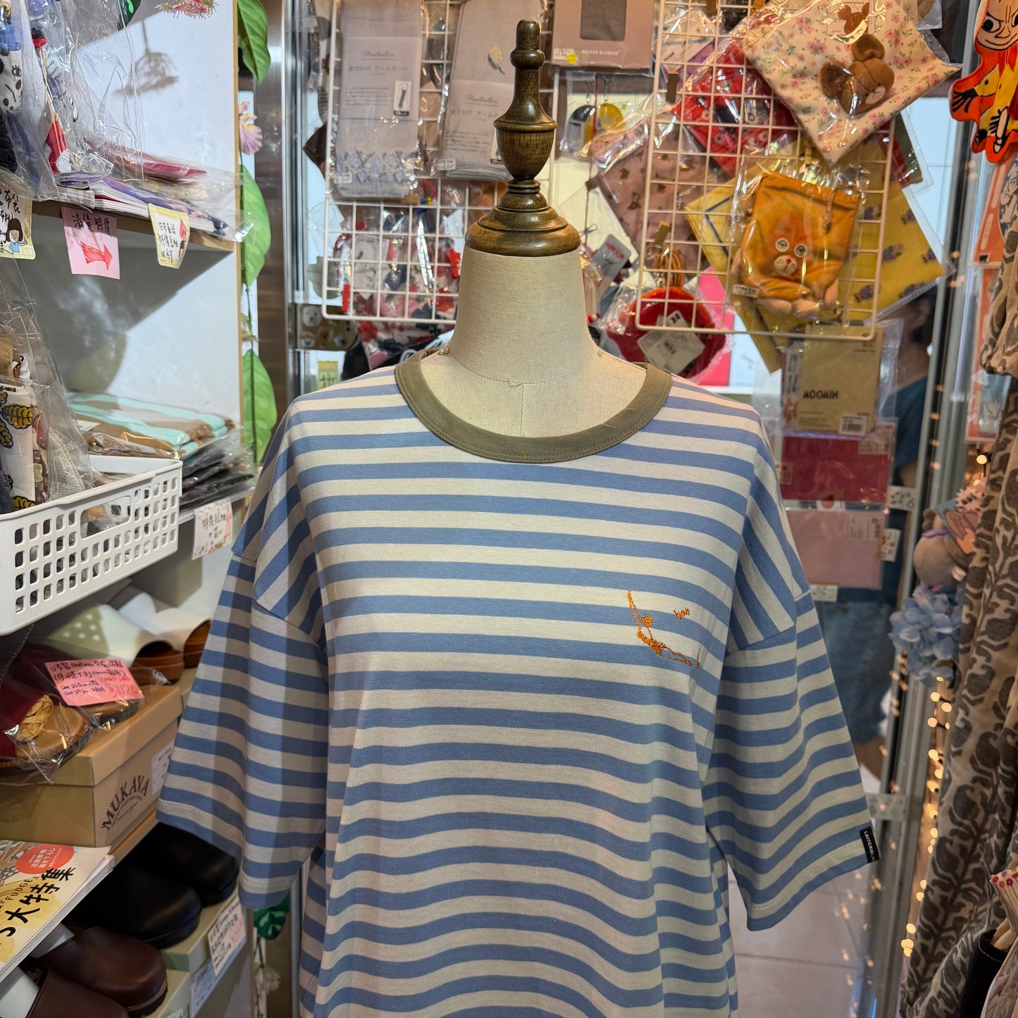 Laiterie Striped T-shirt, 2 Colors, made in Japan
