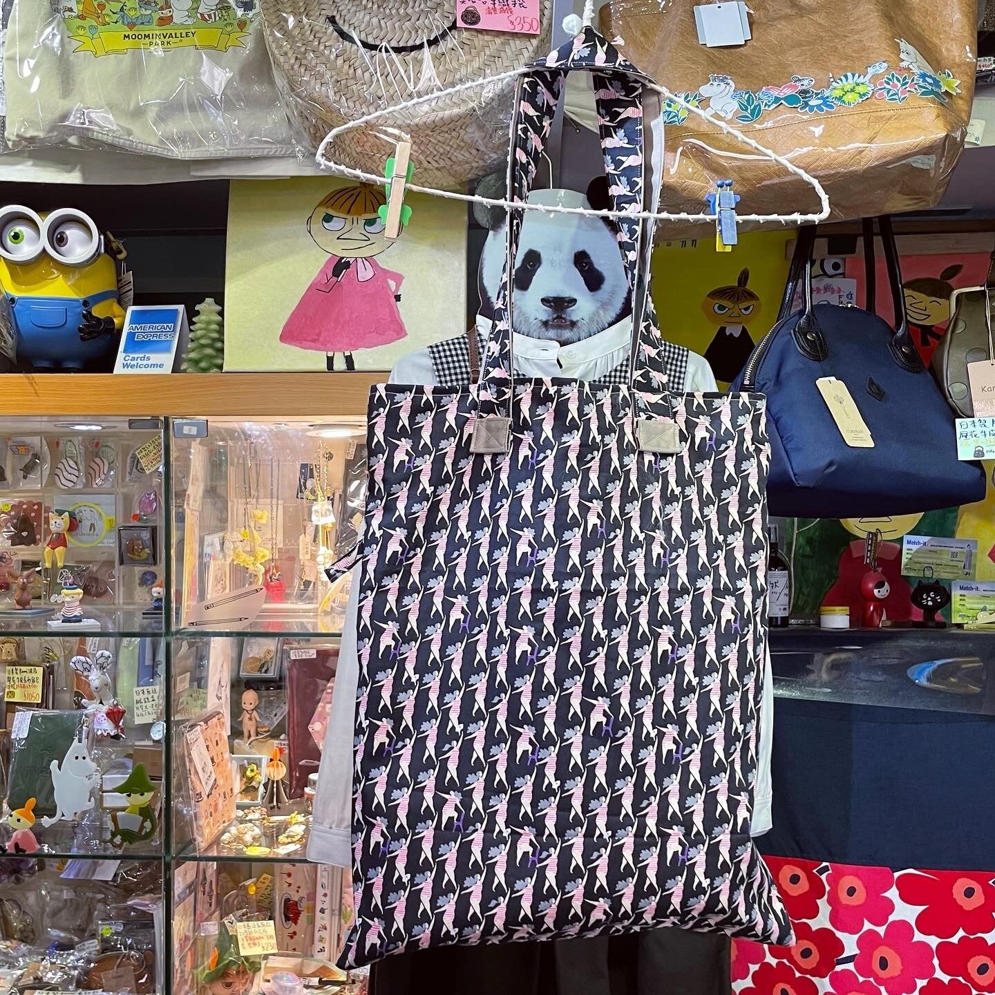 Handmade Dancing Tote Bag, Fabric from Japan