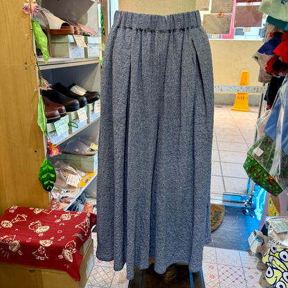 Nachukara Cotton-blend Wide-leg Pants, 2 Colors, made in Japan