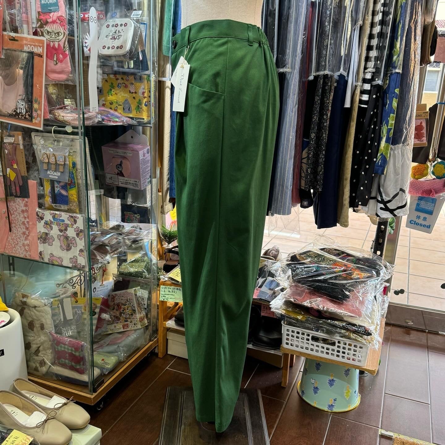 EXTRA20- Vent d Ouest Green Pants, 2 size, made in Japan