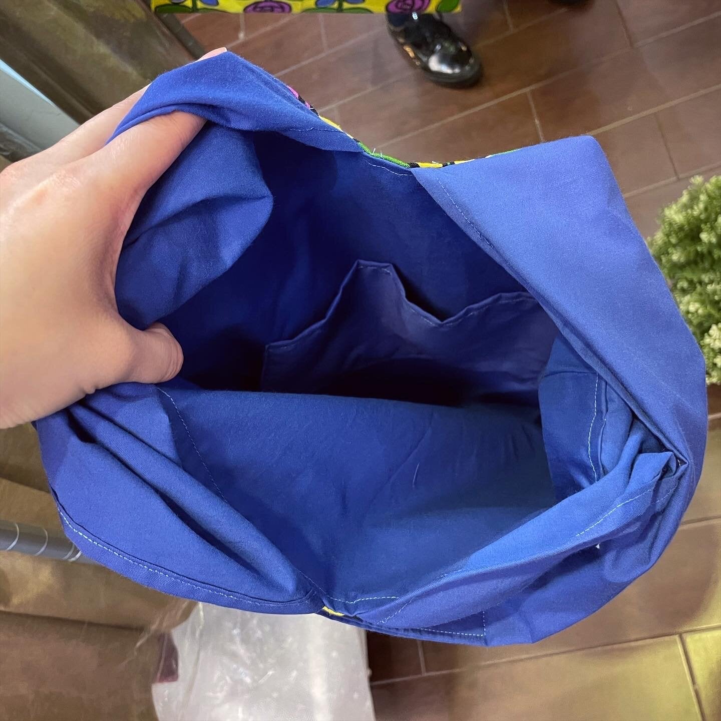 Handmade Floral Tote Bag, Fabric from Japan