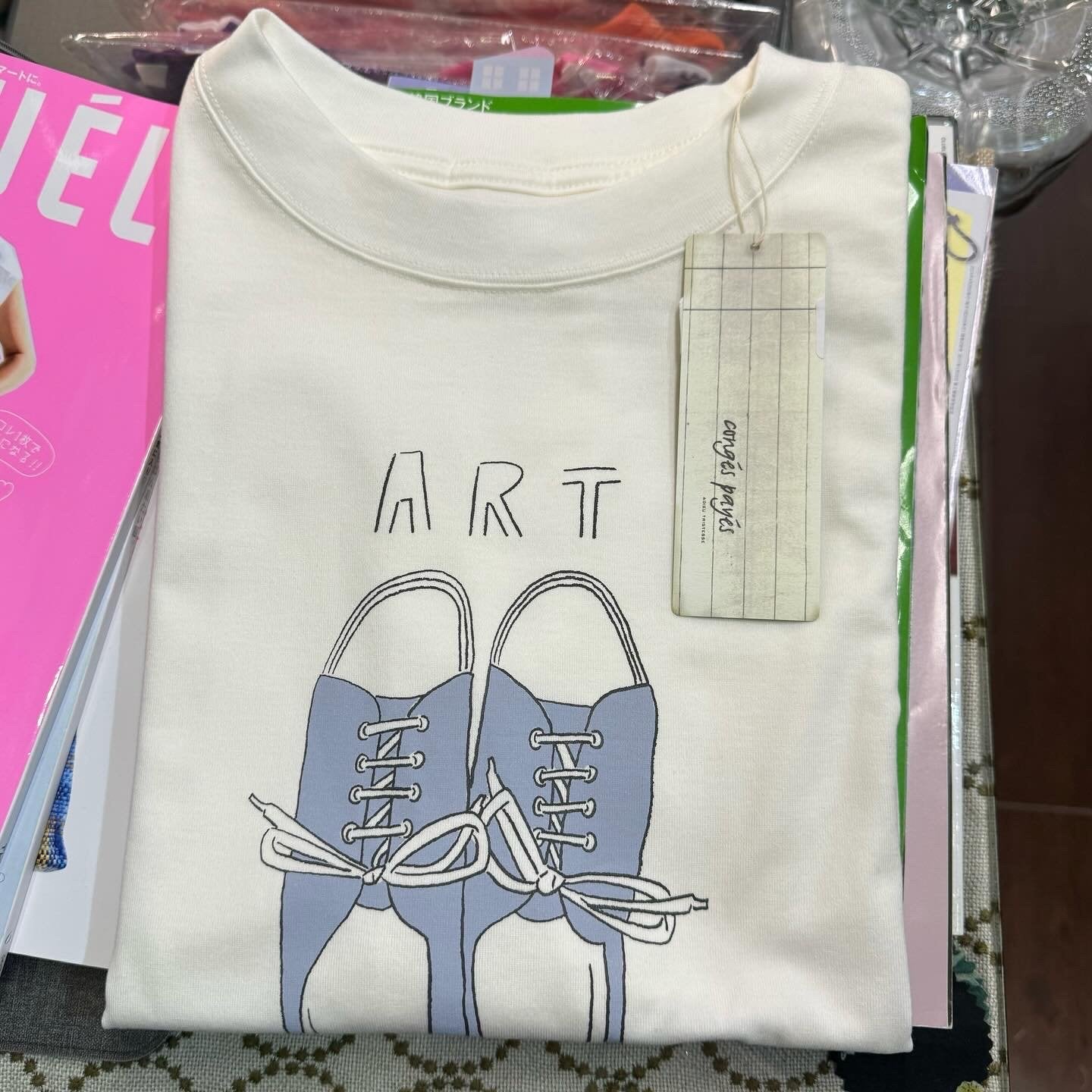 EXTRA20- Conges Payes T-shirt, 4 Patterns, made in Japan