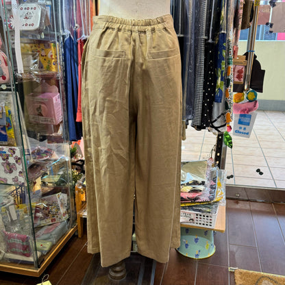 Vent d Ouest Beige French Linen Pants, size 40,  made in Japan