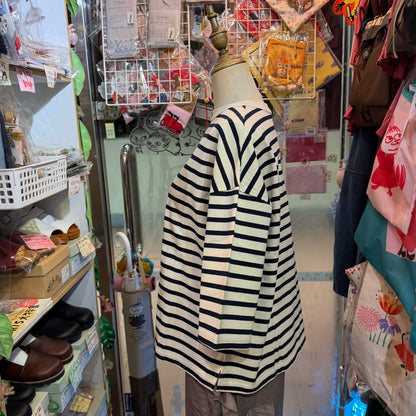 Days Striped T-shirt, 3 Colors, made in Japan