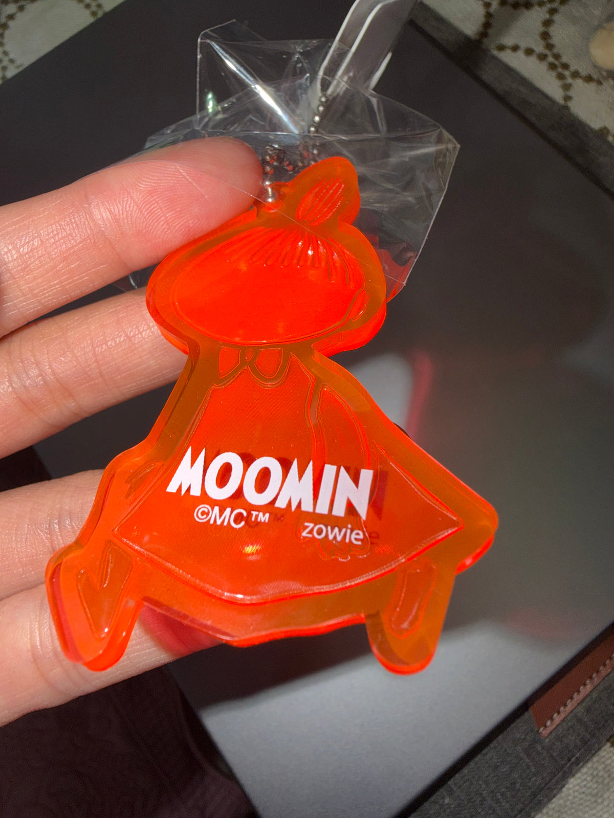 Zowie Little My Reflector Rubber Keychain