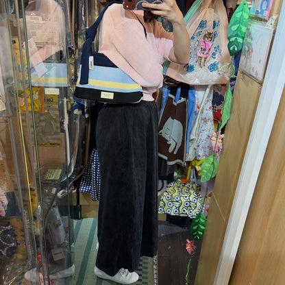 Tricotē Blue Shoulder Pouch Bag, made in Japan