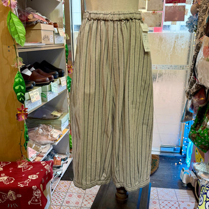 Sun Valley Natural Striped Pants