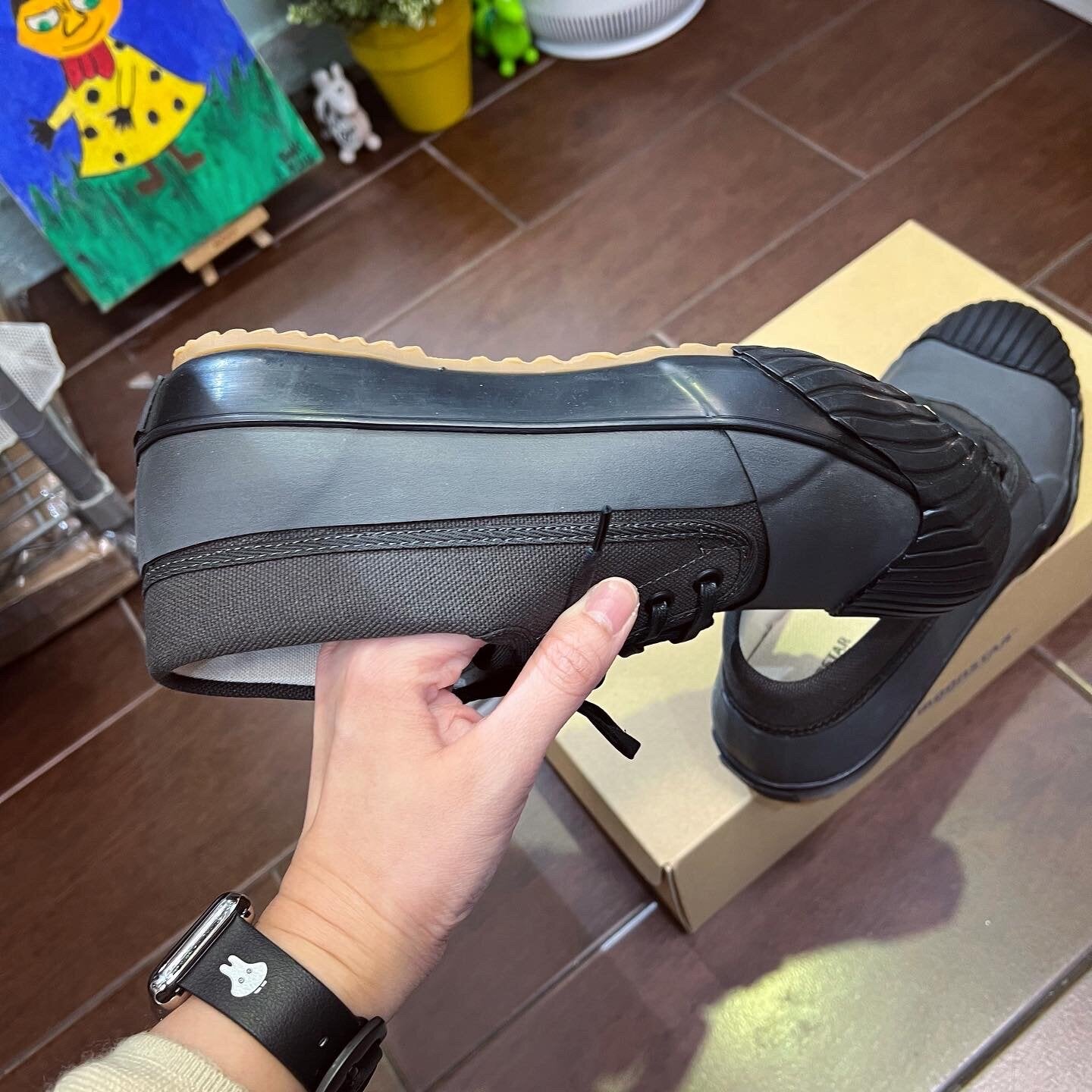 Sale- Moonstar Mudguard Low-cut Rubber x Canvas Shoes, 2 Colors,  made in Japan