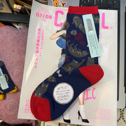 Fromf Print Socks, 3 Patterns, made in Japan