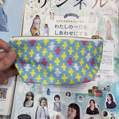 Sale- 中川政七~ 遊中川 Small Linen Bag, Pouch, made in Japan