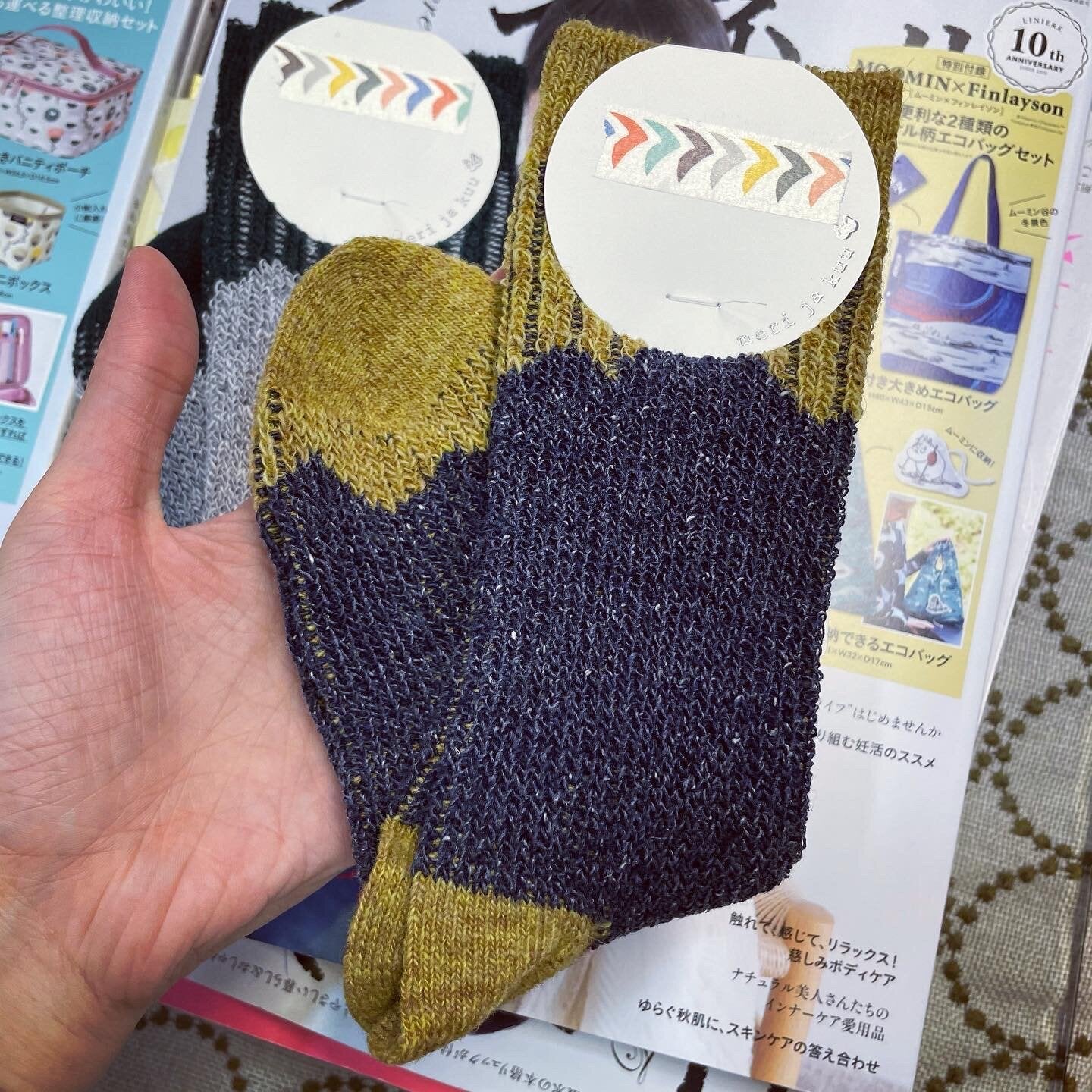 $99 only- Meri ja kuu Wool Socks, 3 Colors, made in Japan