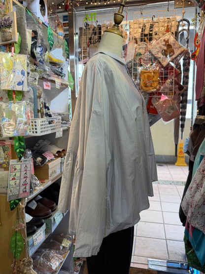 (g) Light Grey Shirt, made in Japan