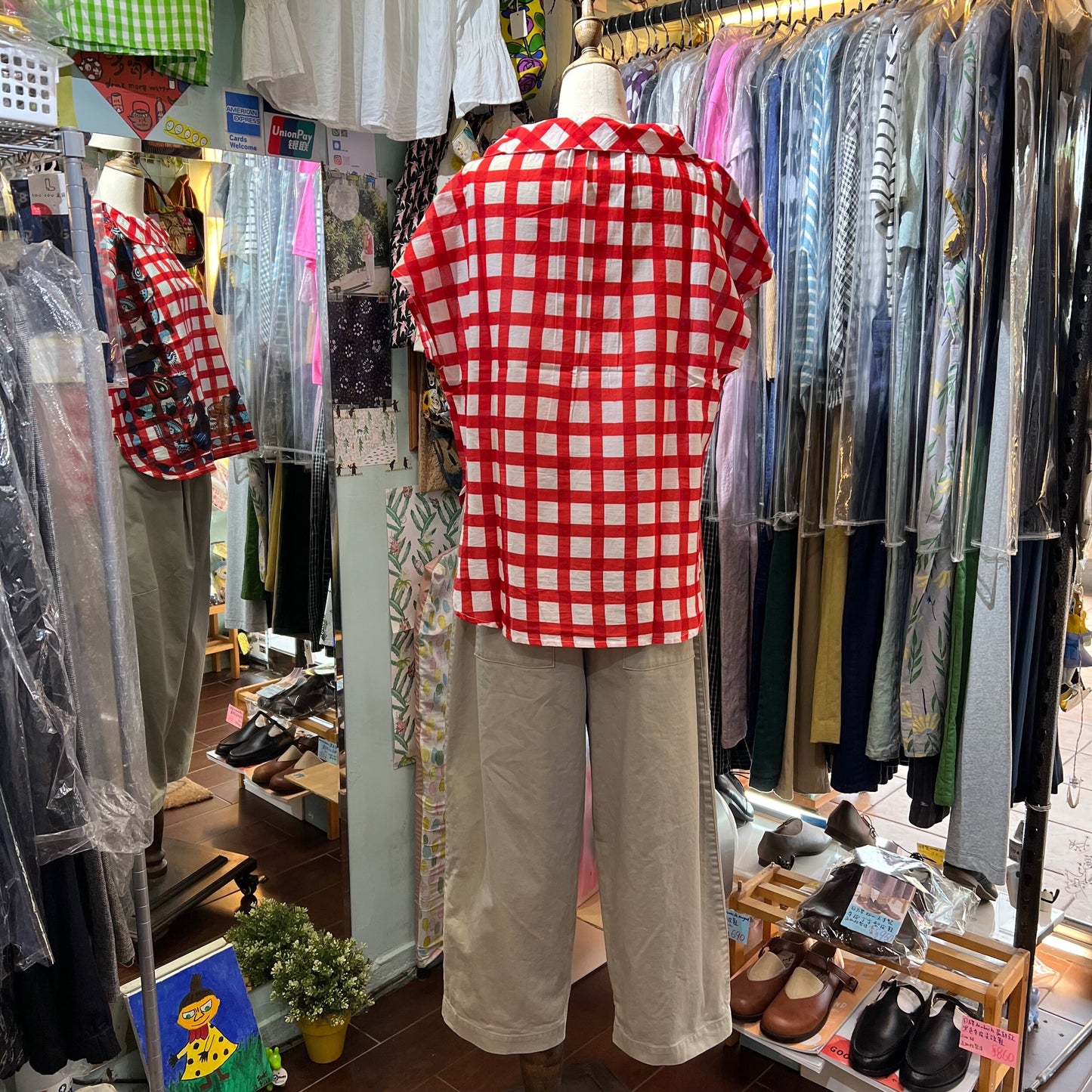 EXTRA20- Kilki Checked Top, 4 Colors, made in India