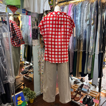EXTRA20- Kilki Checked Top, 4 Colors, made in India