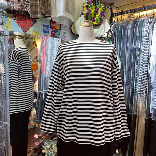 Nouvelles du Paradis Striped T-Shirt, made in Japan