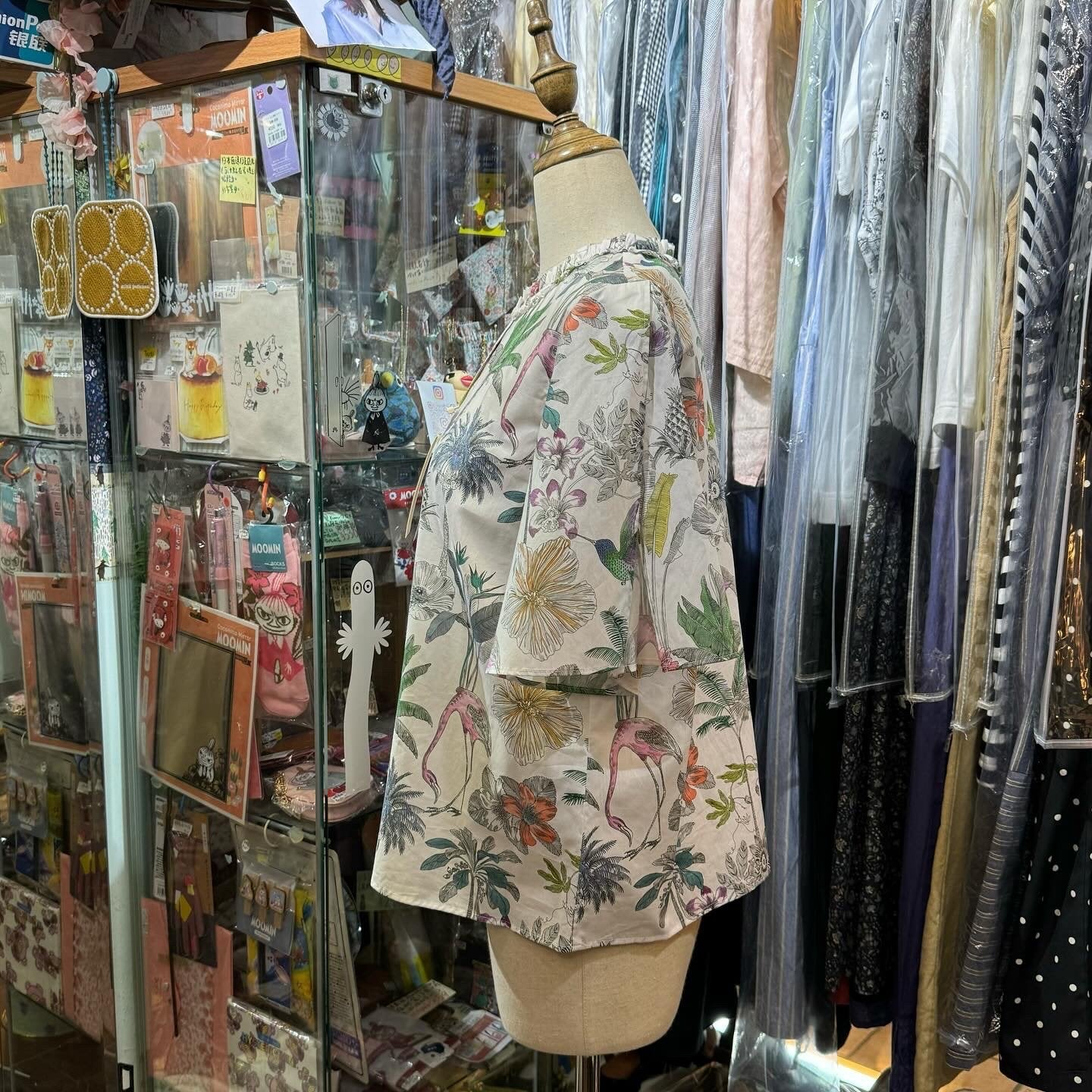 EXTRA20- Michel Beaudouin X Liberty London Shirt, made in Japan