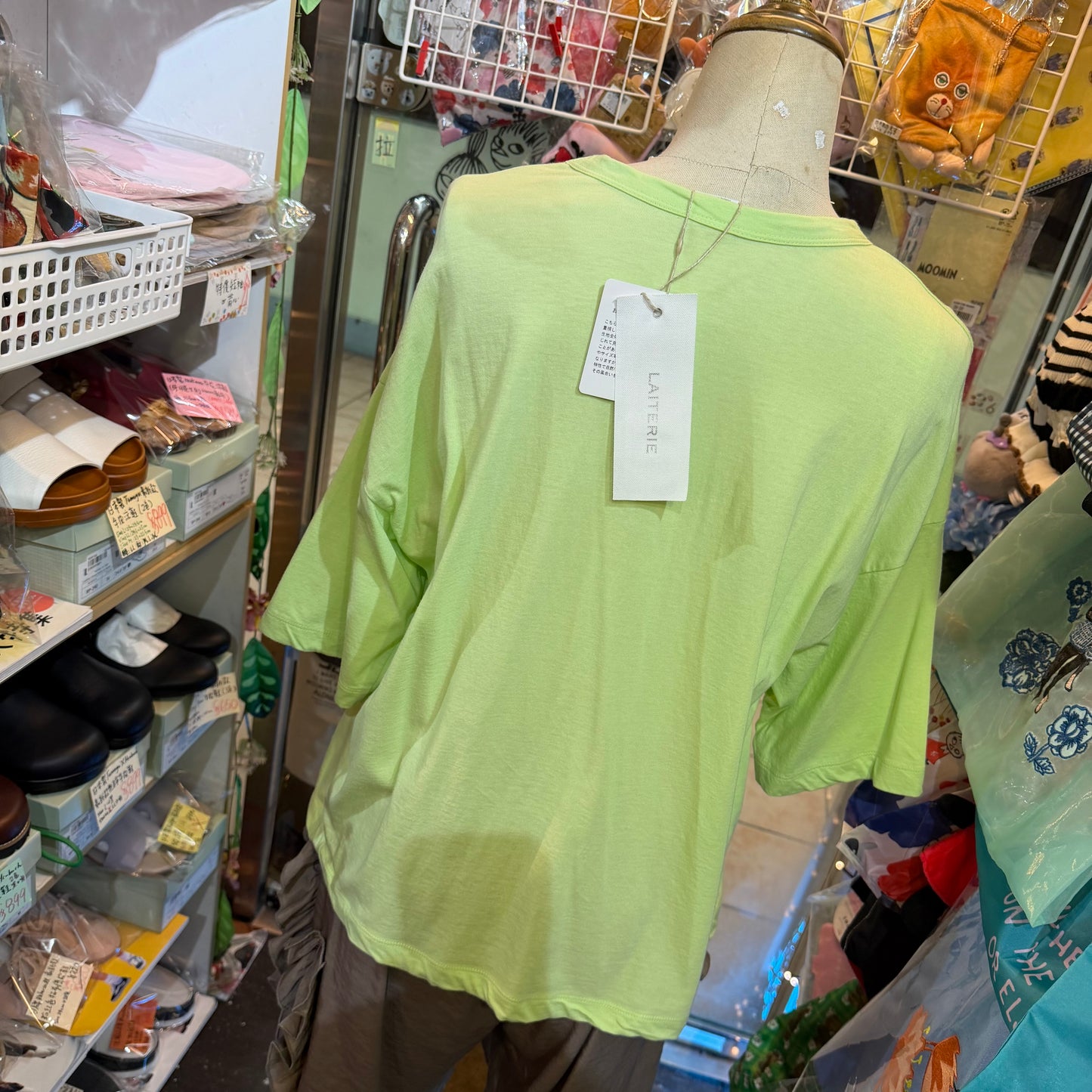 Laiterie Cotton T-shirt, 2 Colors, made in Japan
