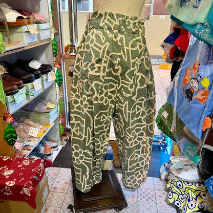 Tumugu Original Print Floral Cotton Pants, 2 Colors