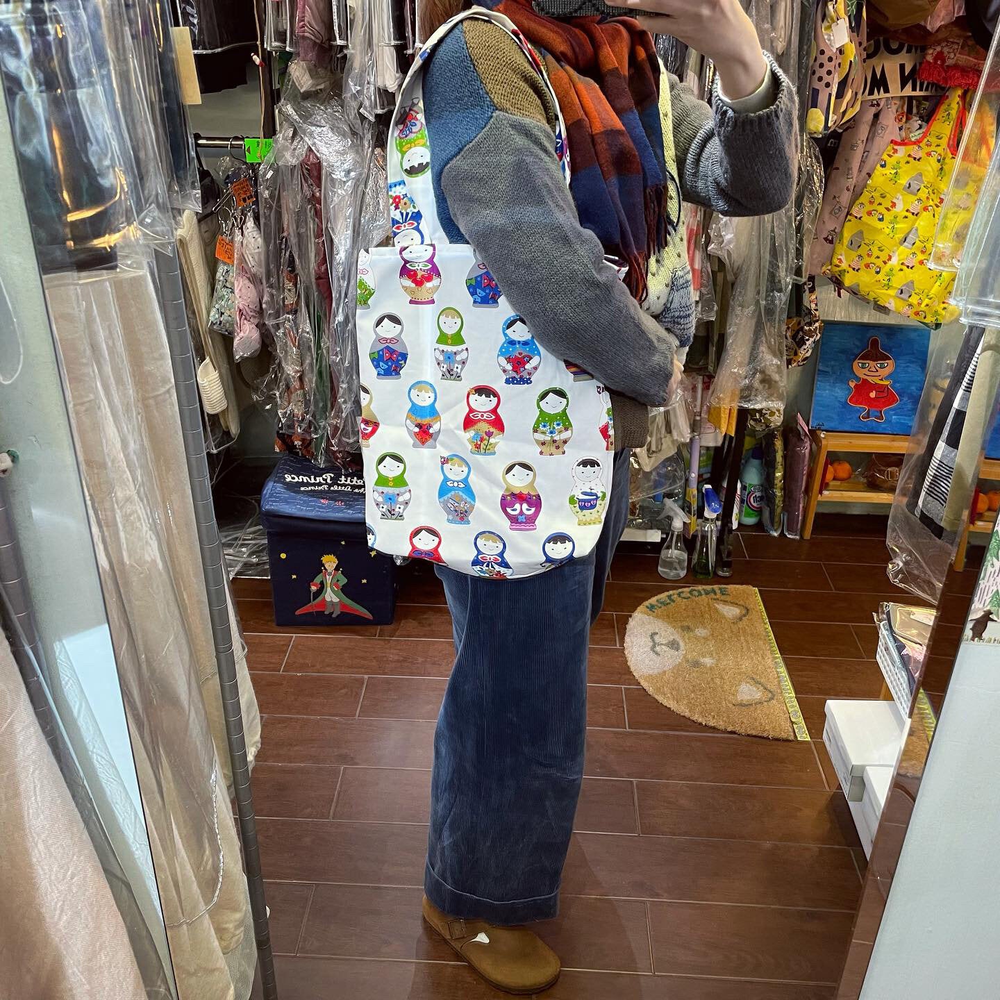 Handmade Dolls Prints Tote Bag