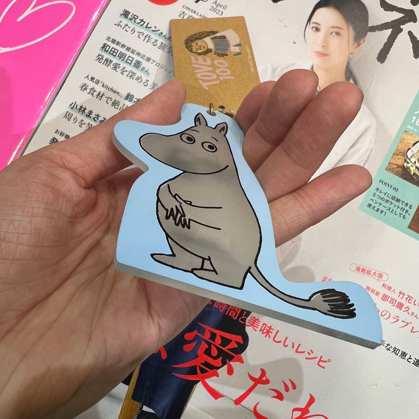 Sale- Moomin Acrylic Key Charm