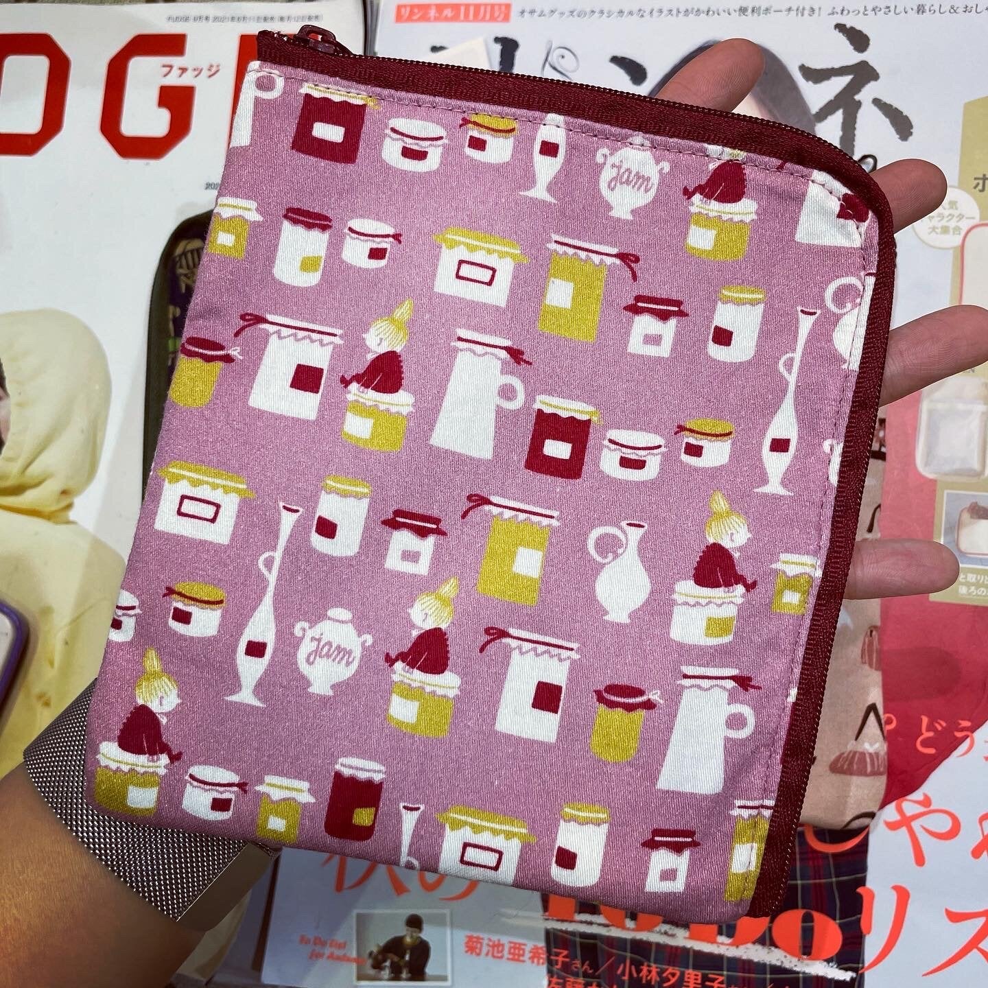 Sale- Moomin Small Pouch, 3 Colors, made in Japan
