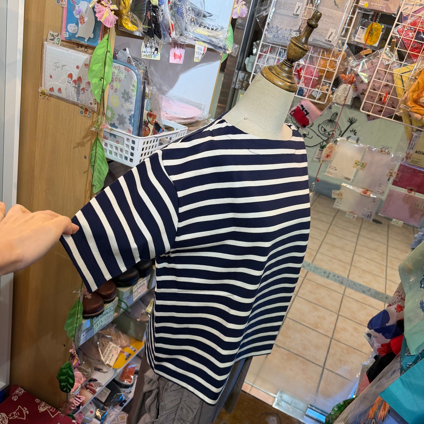 Grand Park Striped T-shirt, 2 Colors, made in Japan