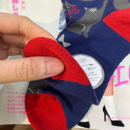 Fromf Print Socks, 3 Patterns, made in Japan