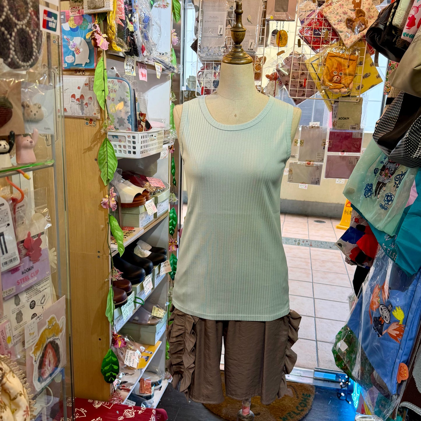 Ichi Cotton Tank Top, 3 Colors, made in Japan